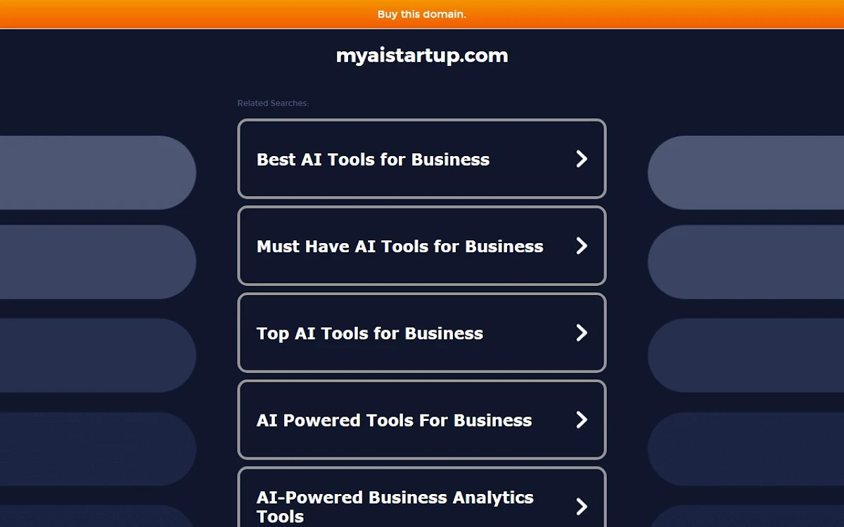 Captura de My AI Startup