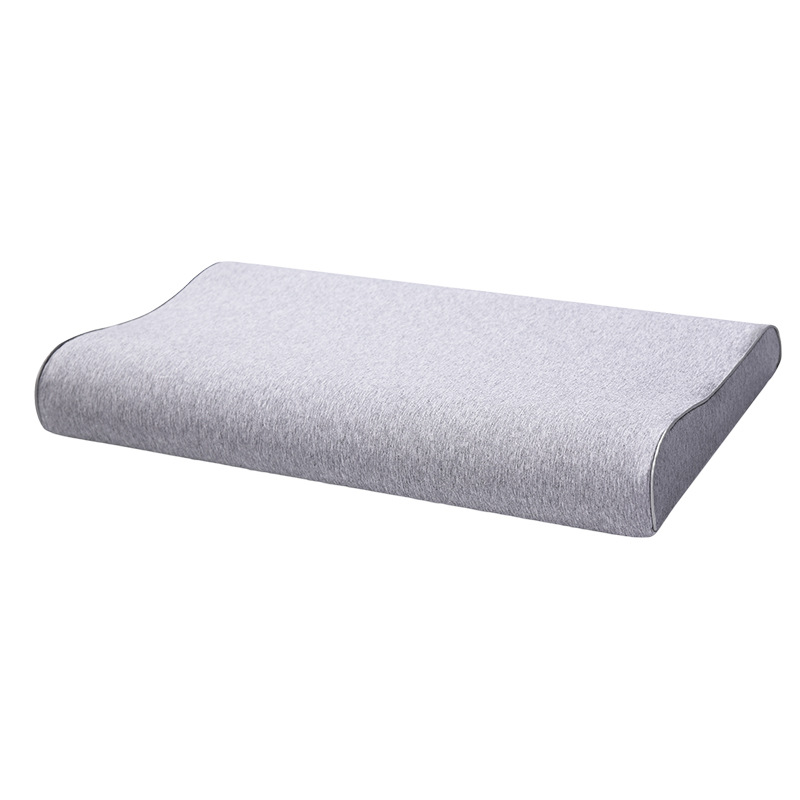 Memory foam neck support pillow, wave profile