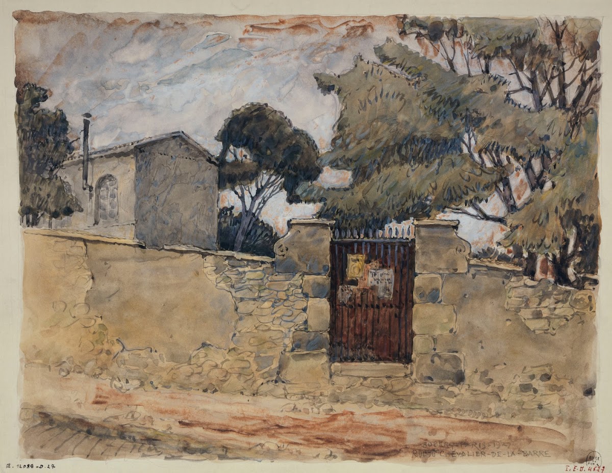 Rue du Chevalier de La Barre 1927