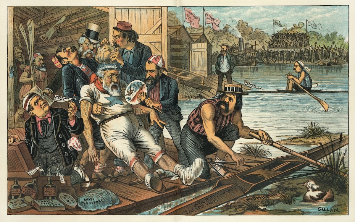 The political Courtney 1884