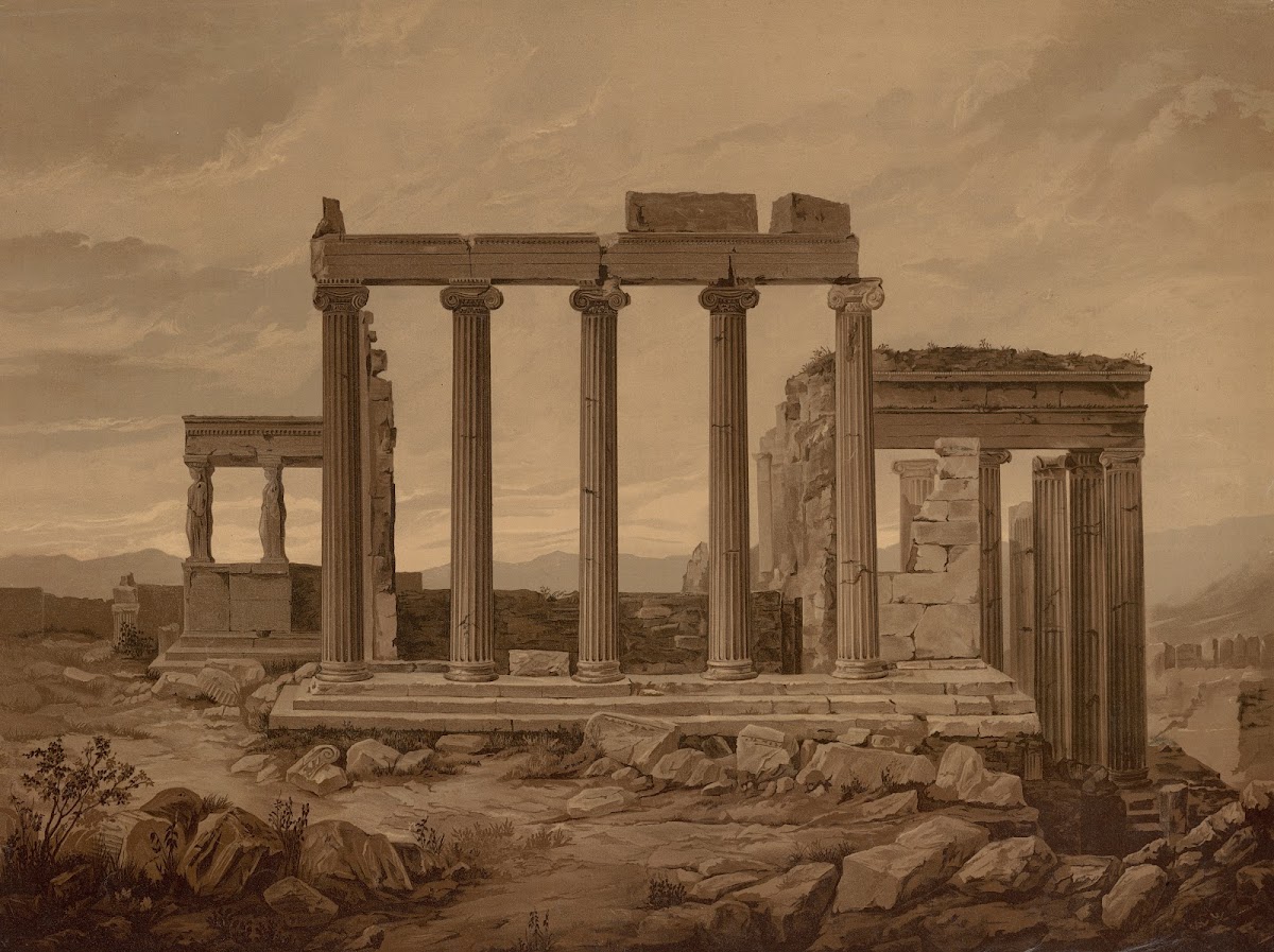 Erechtheion Temple of Athena Polias 1883