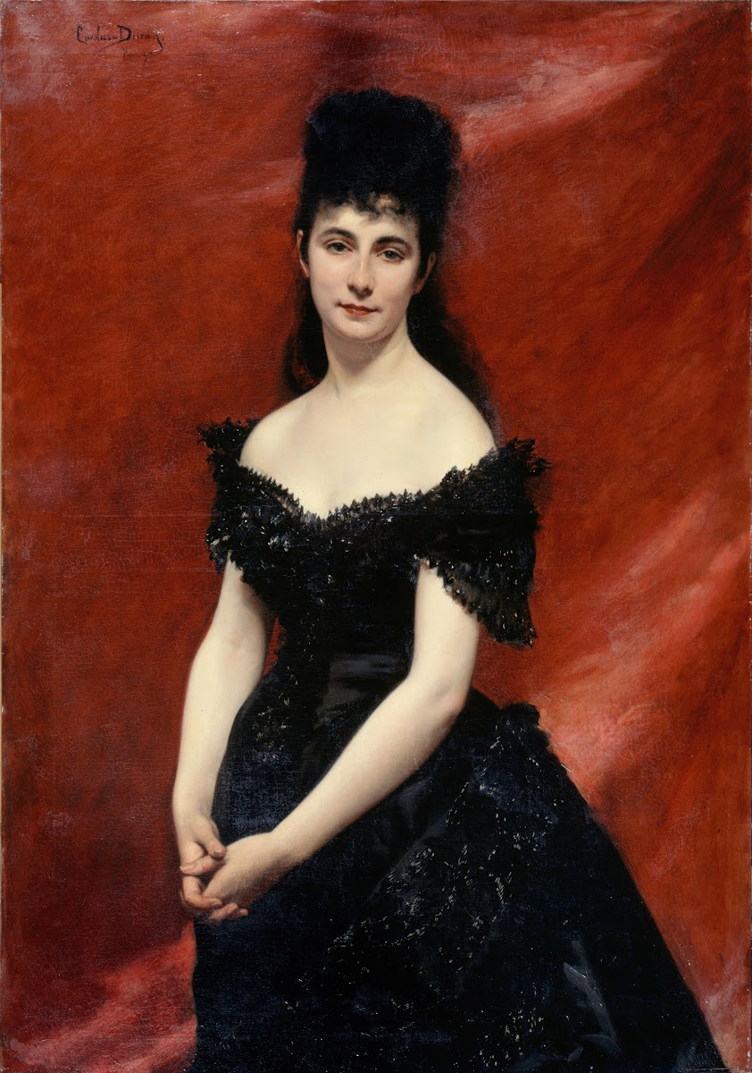 Portrait de Léonie Dufresne baronne le Vavasseur puis marquise de Vaucouleurs de