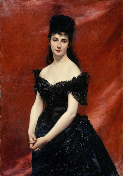 Portrait de Léonie Dufresne baronne le Vavasseur puis marquise de Vaucouleurs de