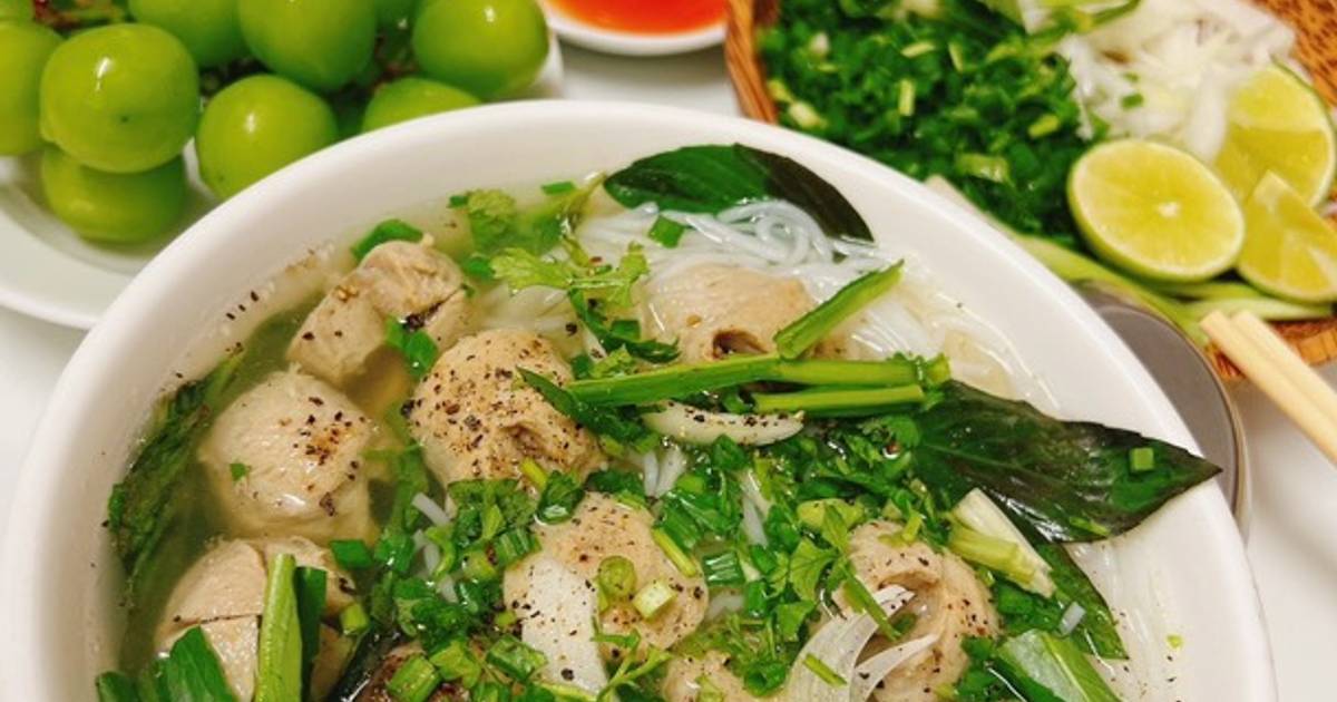 Bún bò viên