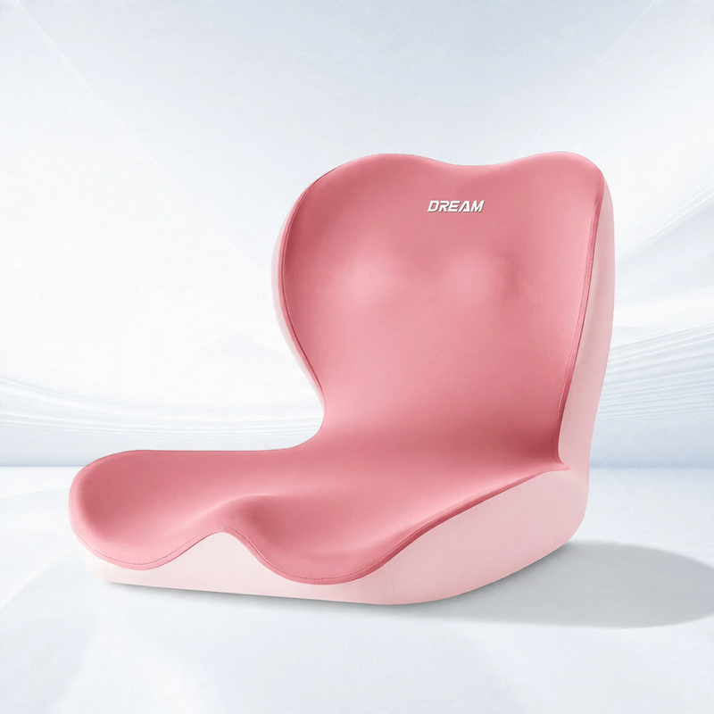 Office chair seat cushion with backrest