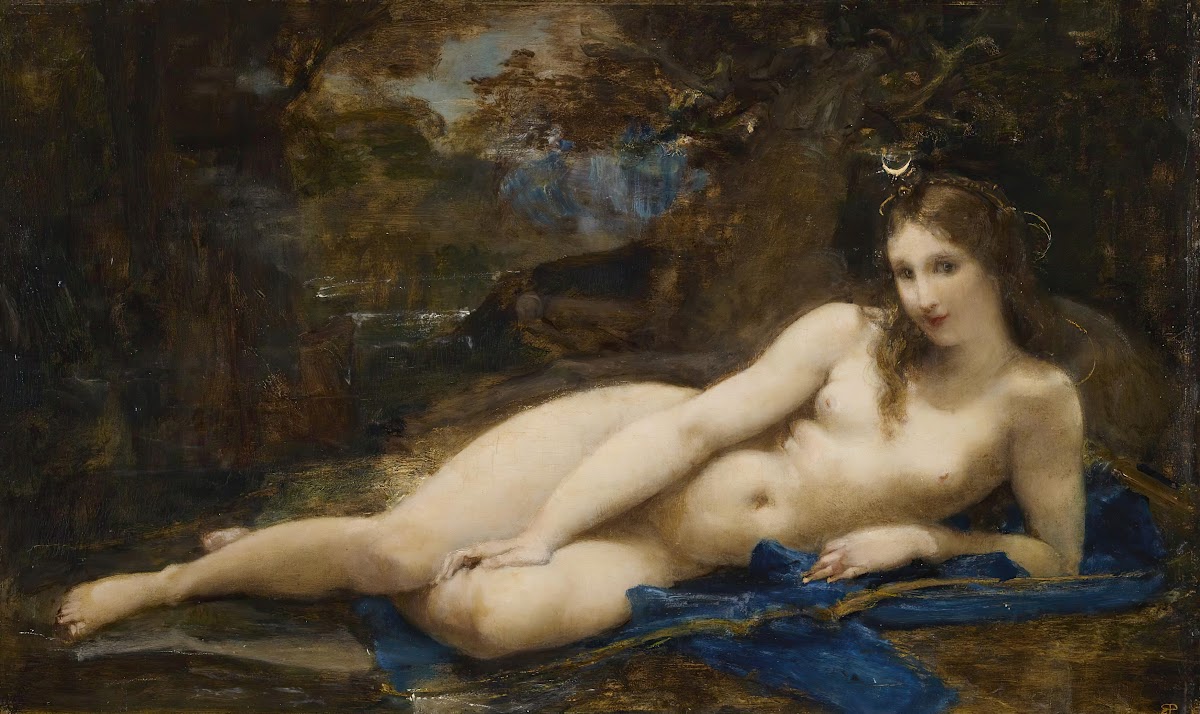 Diana Reposing ca 1859