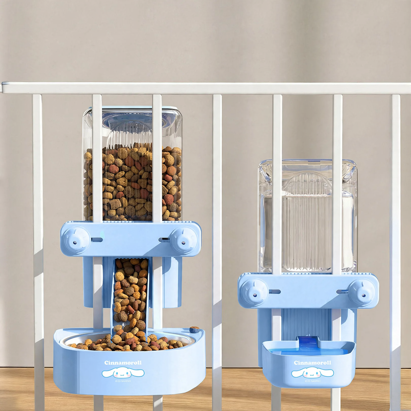 Hängende Wasser- und Futternapf-Spender für Käfige