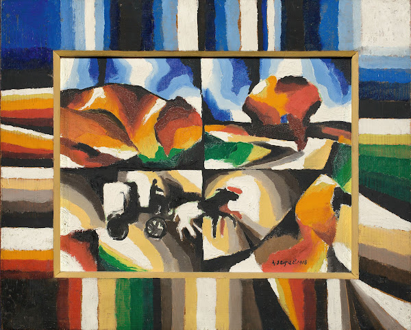 Ziehendes Pferd 1918