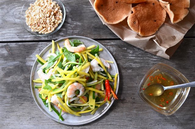Gỏi Tôm Xoài Xanh