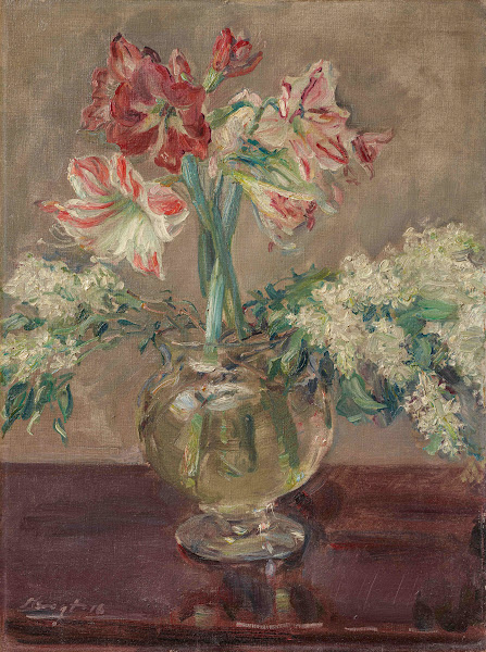 Amaryllis und Flieder 1916