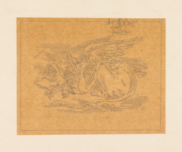 Tracing of the Gryphon asleep 1866