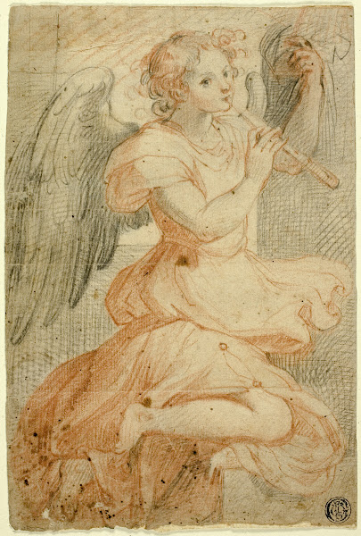 Angel Playing a Flute 1580