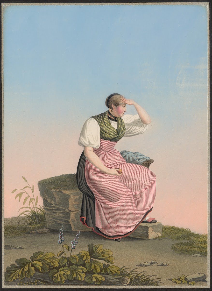 Madelaine Glar De Lutzwyl au Canton dArgovie 1825 1830