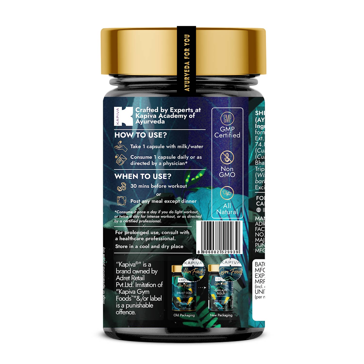 Kapiva Shilajit Gold Capsules