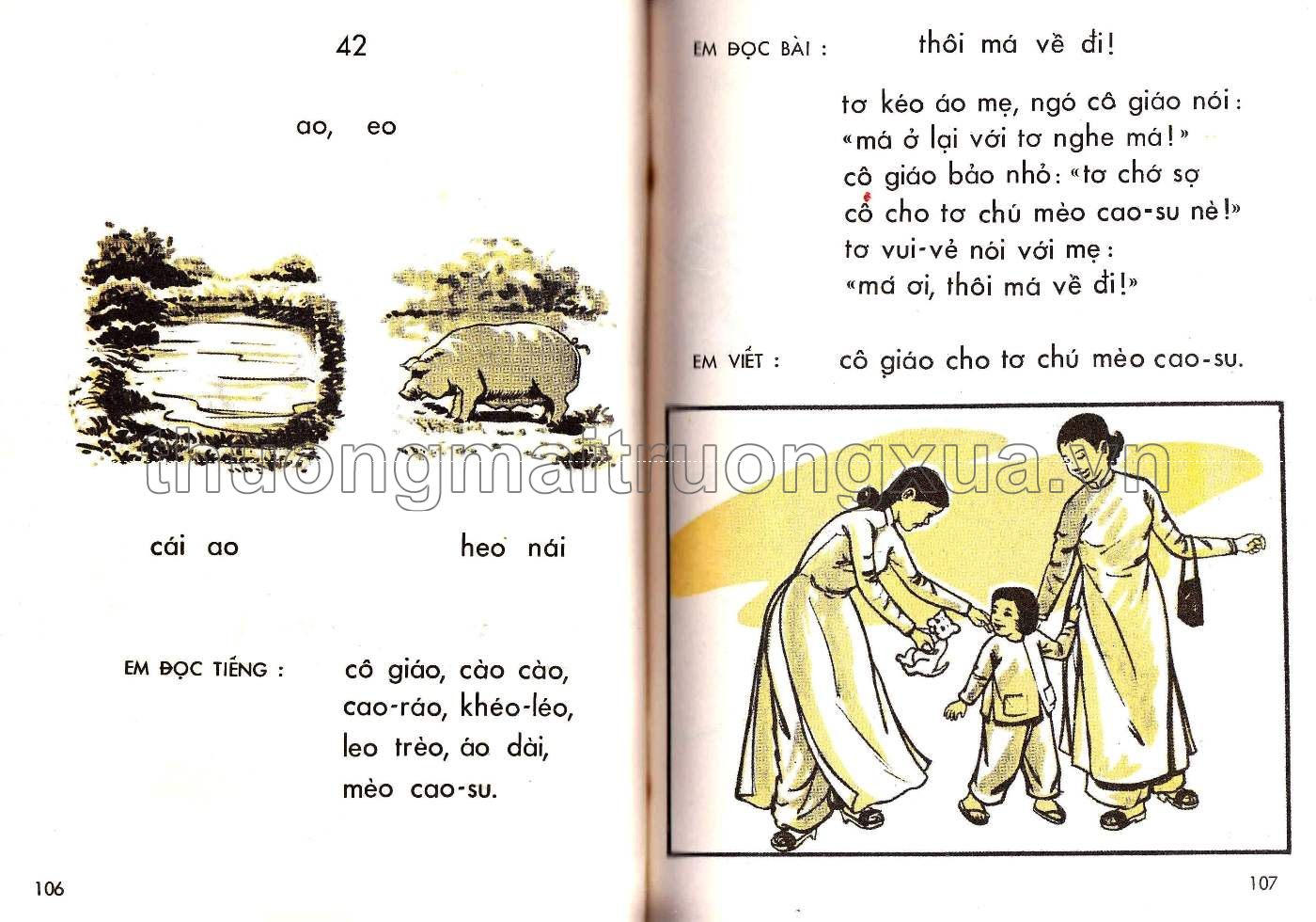 Em học vần lớp năm (1969) - Trang 54