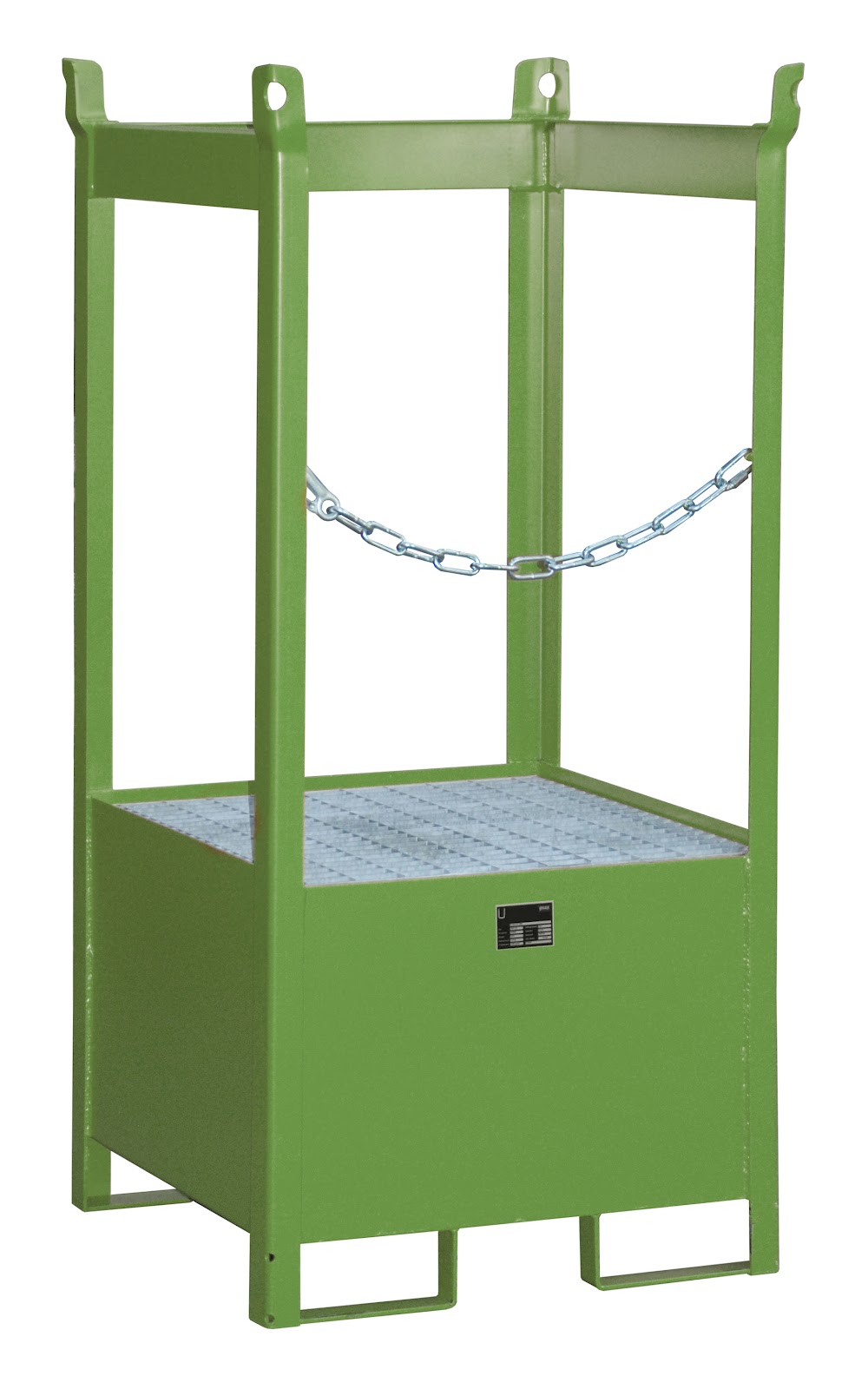 Vaten-stapelpallets FSP-1, gelakt, Resedagroen