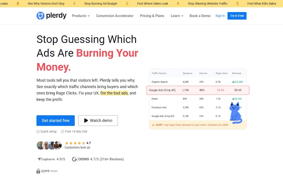 Captura de Plerdy AI UX Assistant
