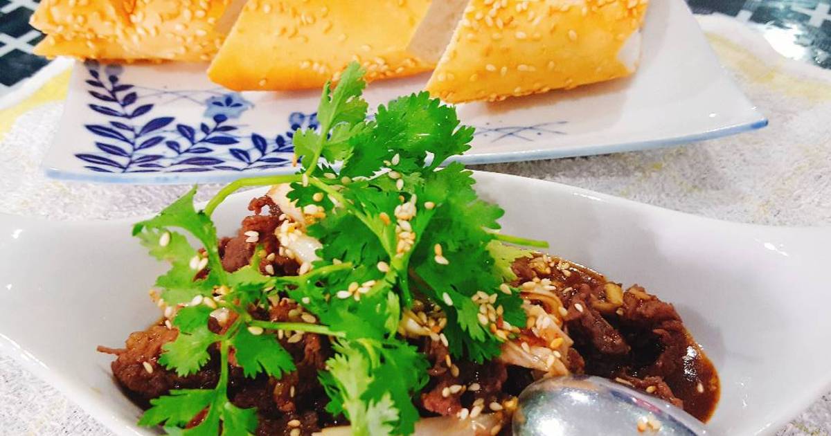 Bò xào xả cay cay