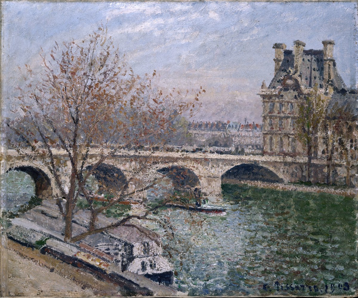 Le Pont Royal et le Pavillon de Flore 1903