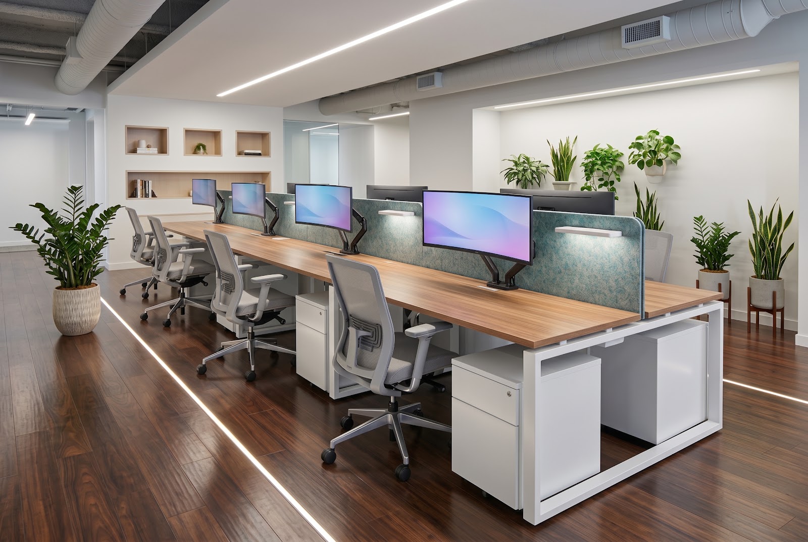 Partisi meja kantor acoustic fabric panel peredam bising COCOUP