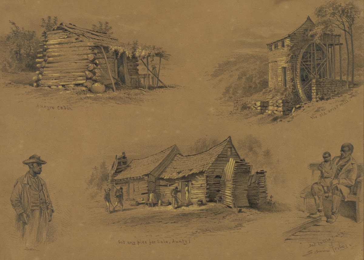 A Negro cabin The old grist mill 1861 1876