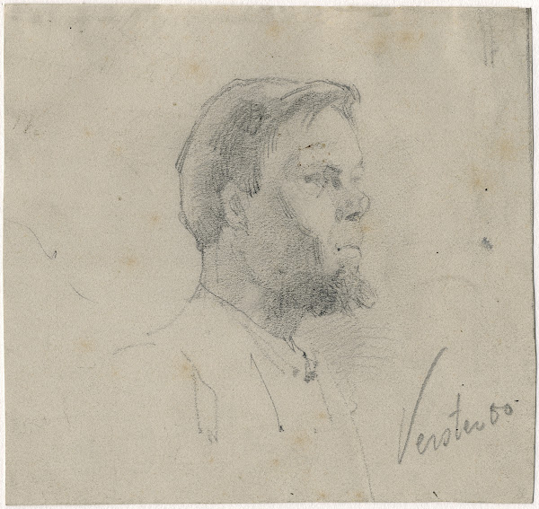 Portrait of the artist GH Breitner 1880