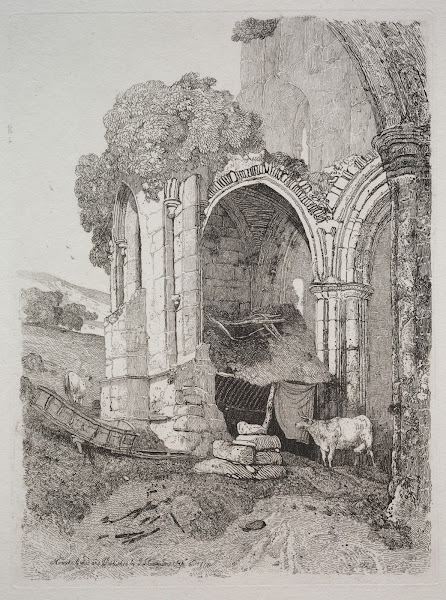 Rievaulx Abbey Yorkshire 1810