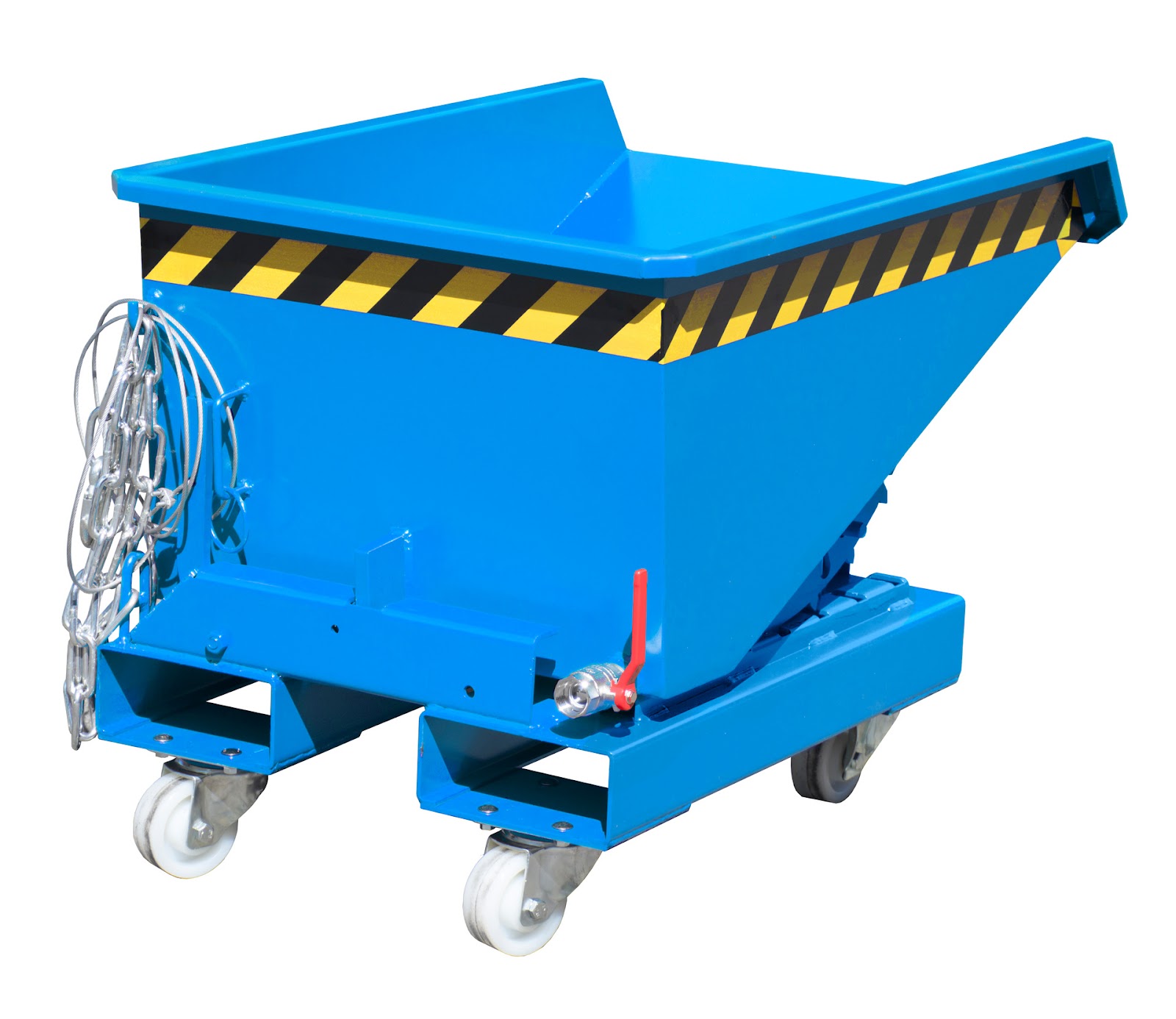Spaander-kiepcontainer EXPO-E 150, gelakt, Lichtblauw