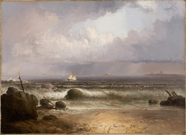 Coming Squall Nahant Beach with a Summer Shower 1835