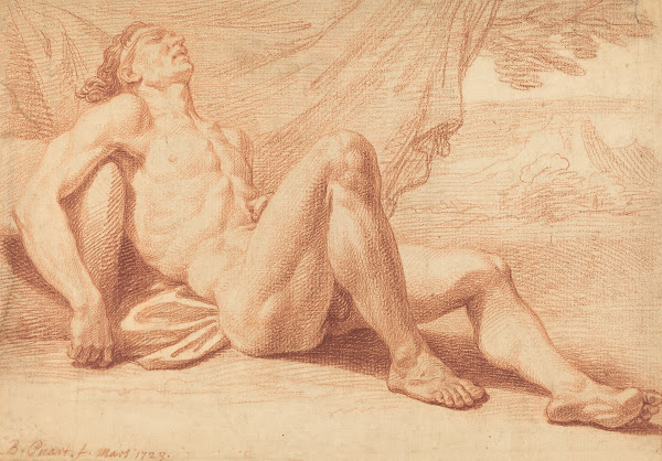 A Reclining Male Nude 1723