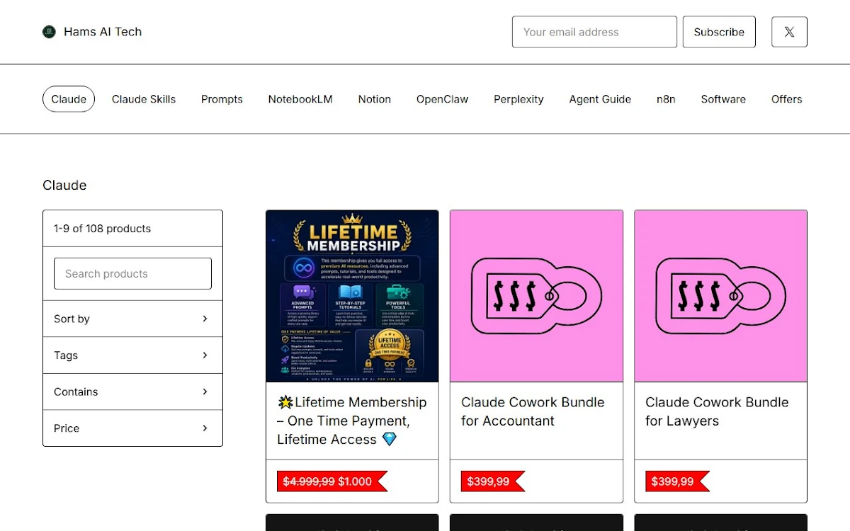 Captura de ChatGPT Prompts for Affiliate Marketing