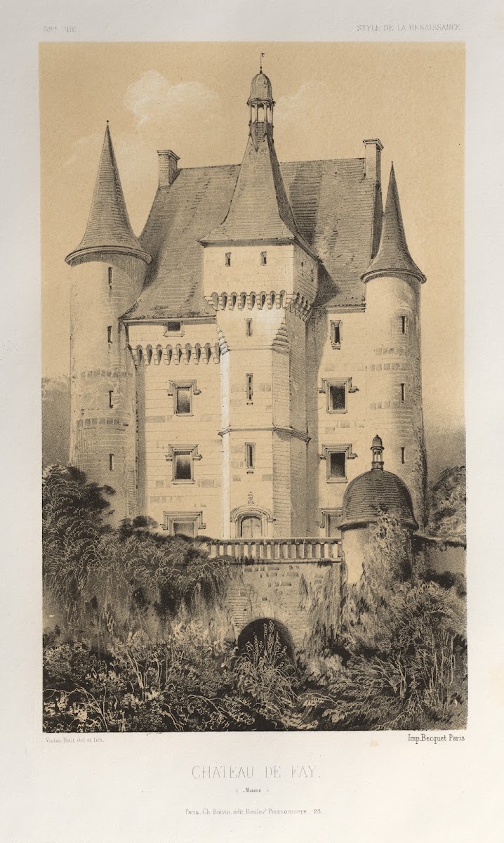 Château De Fay Maine 1860