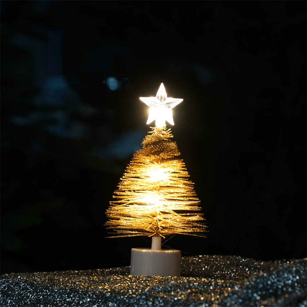 Beleuchteter Weihnachtsbaum-Spitzenstern, 15 cm oder 20 cm