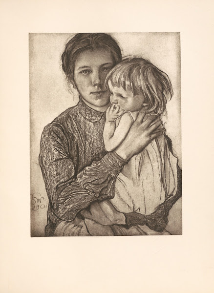 Kobieta z dziewczynka 1901