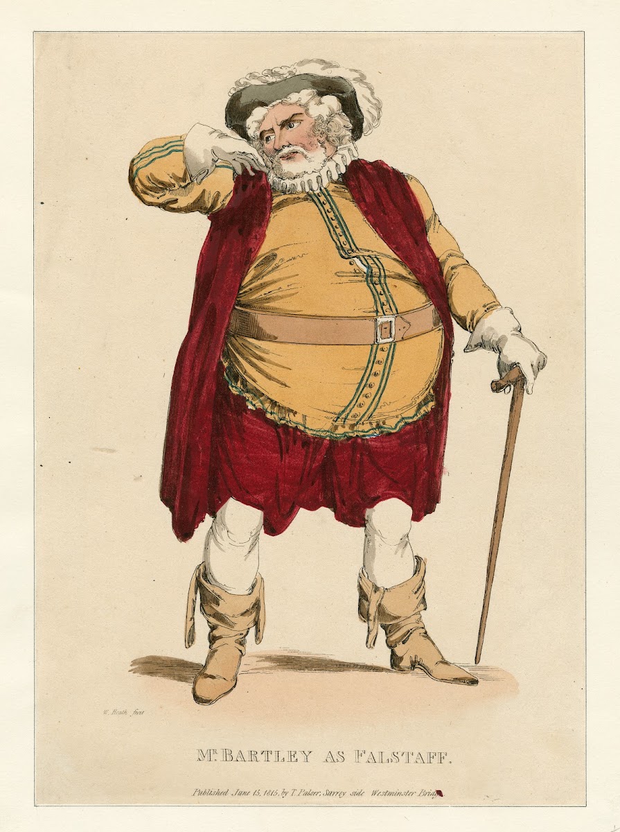 Mr Bartley as Falstaff 1815
