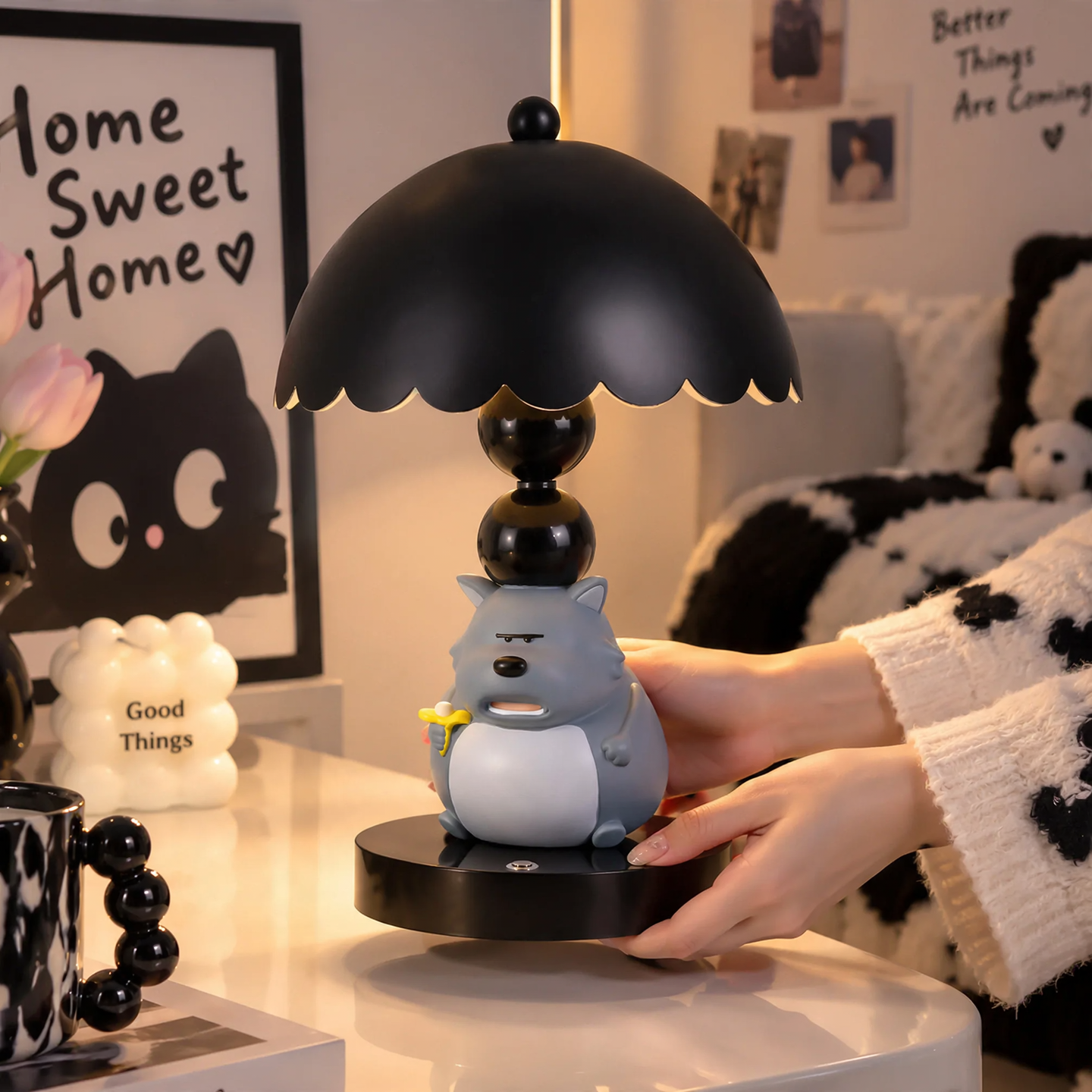 Cartoon Table Lamp ZHTJ038, touch-sensitive, dimmable