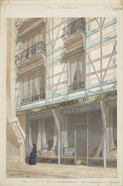 Iron frame house with glazed earthenware cladding 1871