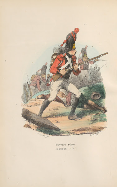 Régiments suisses Grenadiers 1812 1844