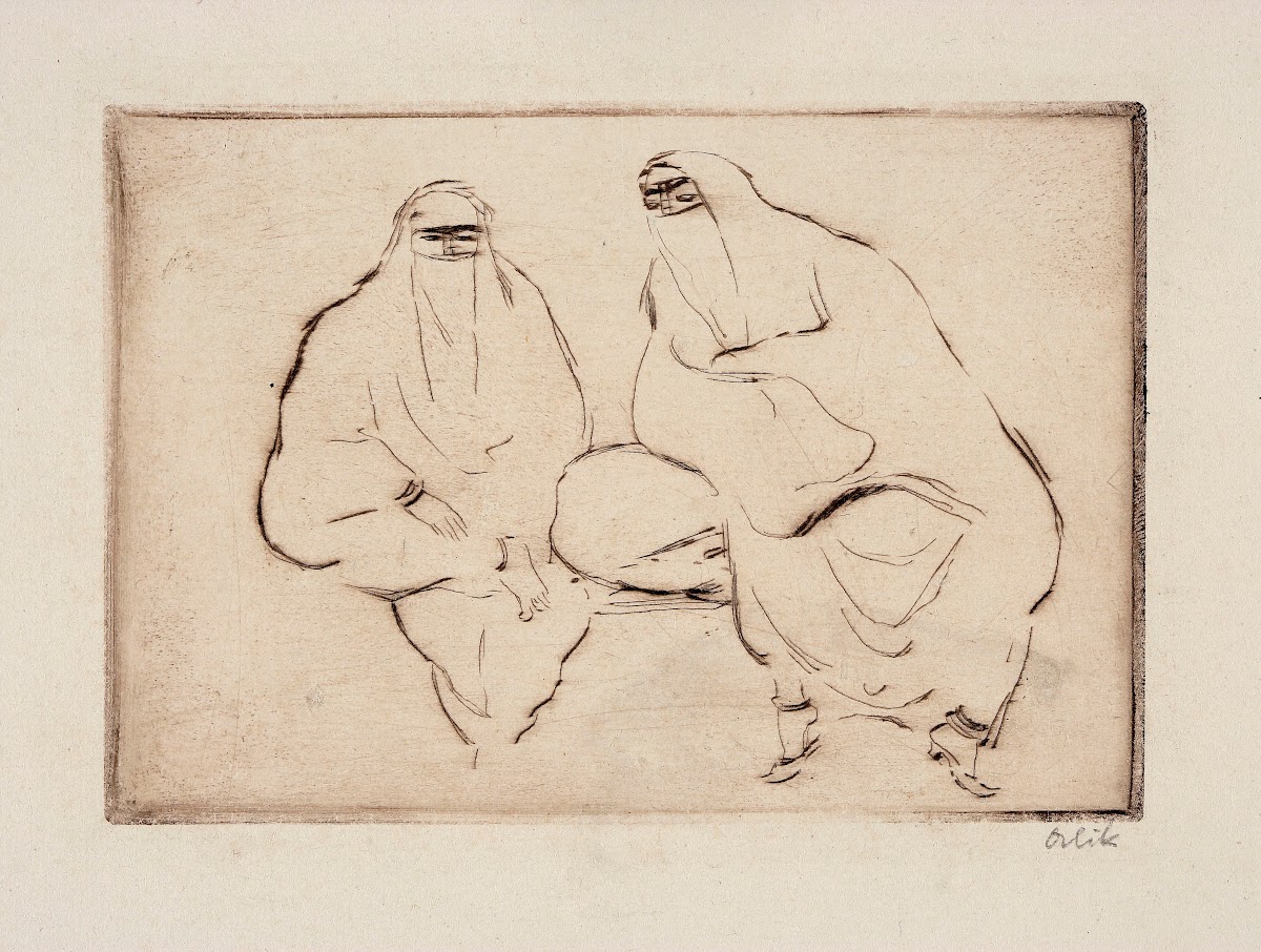 Zwei arabische Frauen 1912