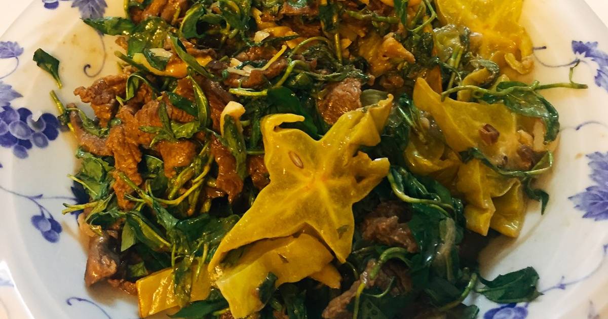 Thịt trâu xào hành răm
