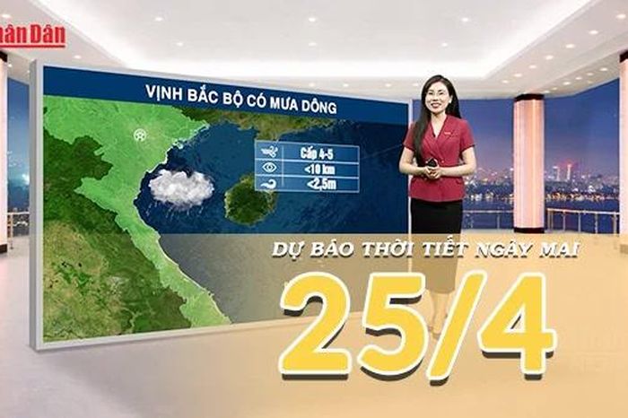 [Video] Dự báo thời tiết đêm nay và ngày mai ngày 25/4/2026: Trung Bộ tiếp tục có mưa dông, Nam Bộ nắng nóng - Báo Nhân Dân