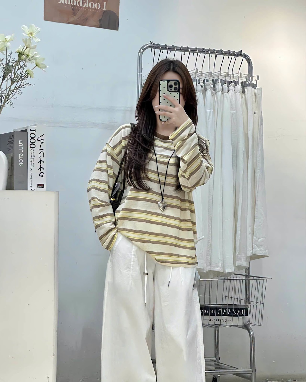 Áo thun dài tay kẻ ngang XONXEN SHOP 11318 – Image 2
