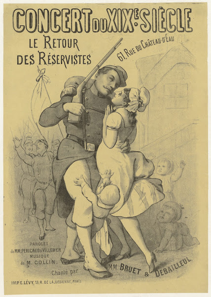 Concert du XIXè siècle Le retour des réservistes 1877
