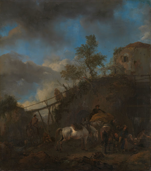 Blacksmith Shoeing a Horse c 1652   c 1655