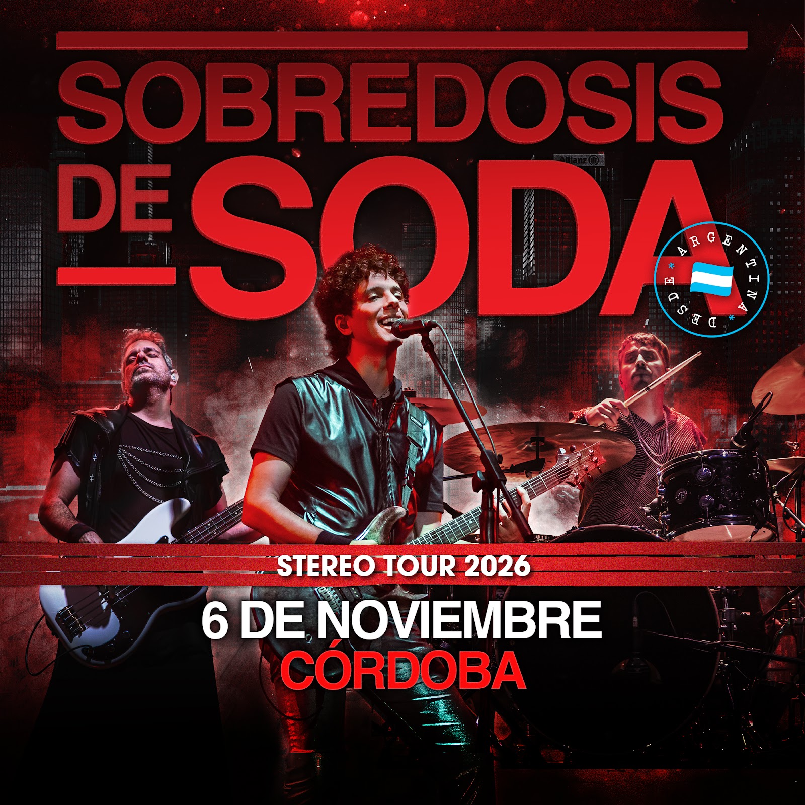 Cartel de SOBREDOSIS DE SODA
