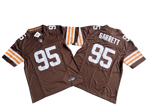 Cleveland Browns 95# Myles Garrett Nike Vapor F.U.S.E. Limited Jersey.jpeg