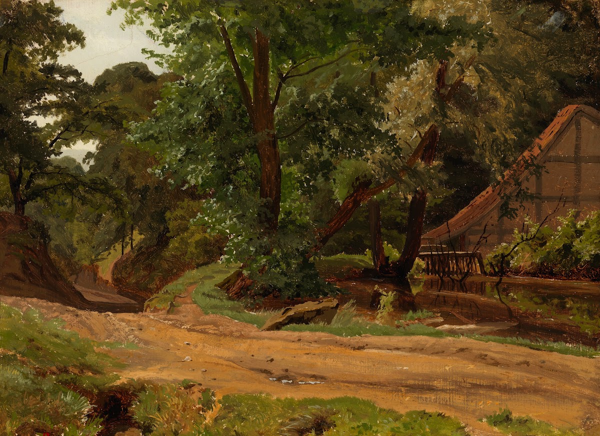 Road And Building In The Landscape 1855