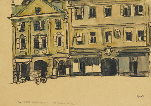 Ringplatz Krummau 1910