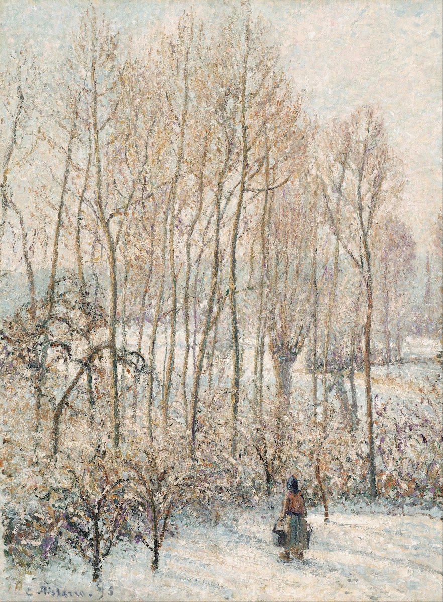 Morning Sunlight on the Snow Eragny sur Epte 1895