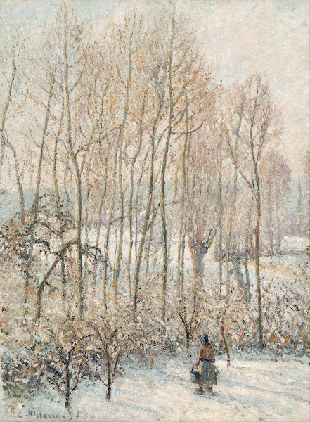Morning Sunlight on the Snow Eragny sur Epte 1895